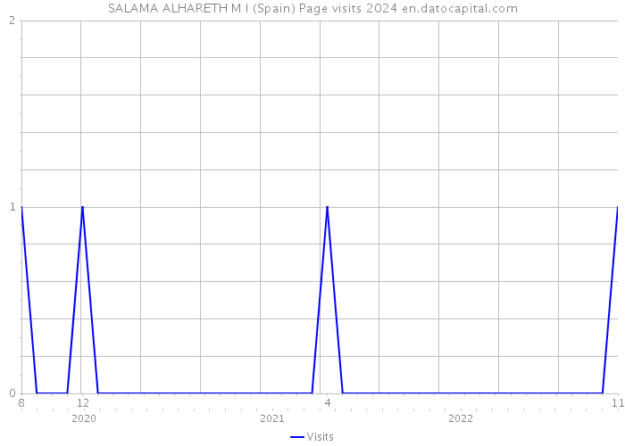 SALAMA ALHARETH M I (Spain) Page visits 2024 