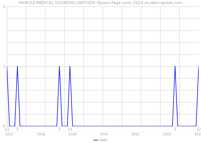 MURGUI MEDICAL SOCIEDAD LIMITADA (Spain) Page visits 2024 