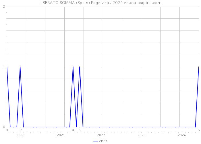 LIBERATO SOMMA (Spain) Page visits 2024 