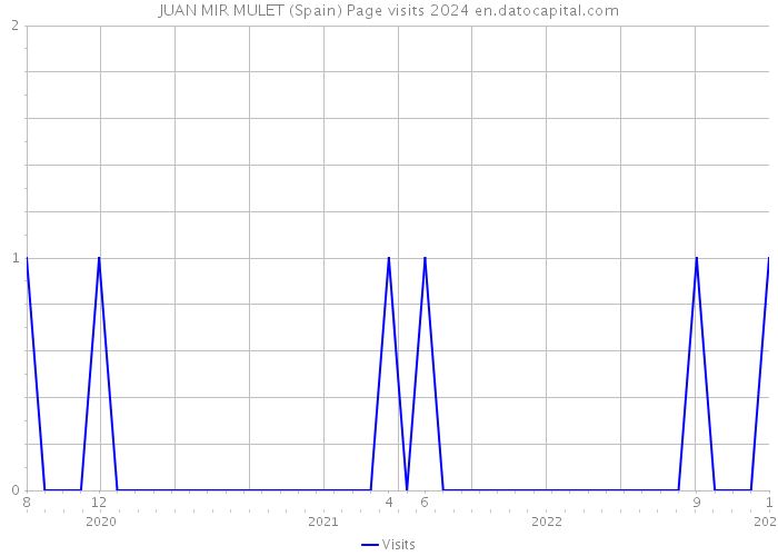 JUAN MIR MULET (Spain) Page visits 2024 