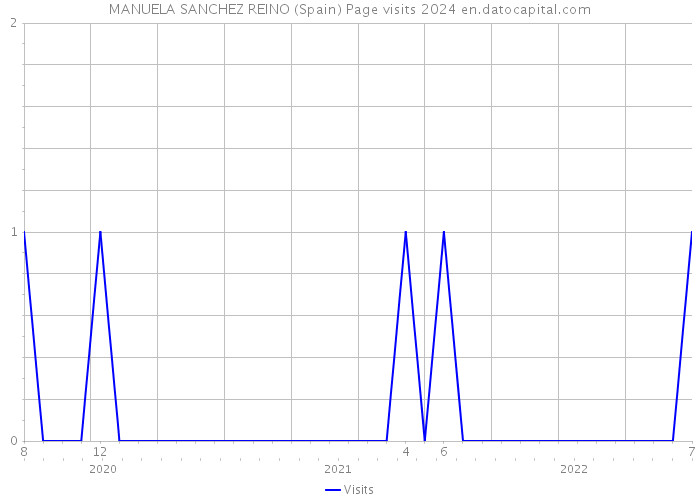 MANUELA SANCHEZ REINO (Spain) Page visits 2024 