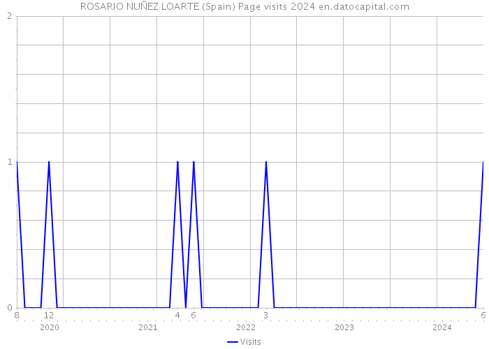 ROSARIO NUÑEZ LOARTE (Spain) Page visits 2024 