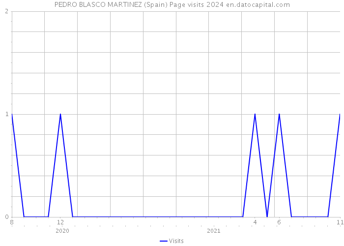 PEDRO BLASCO MARTINEZ (Spain) Page visits 2024 