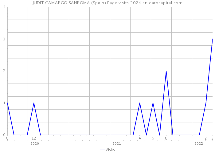 JUDIT CAMARGO SANROMA (Spain) Page visits 2024 