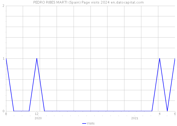 PEDRO RIBES MARTI (Spain) Page visits 2024 