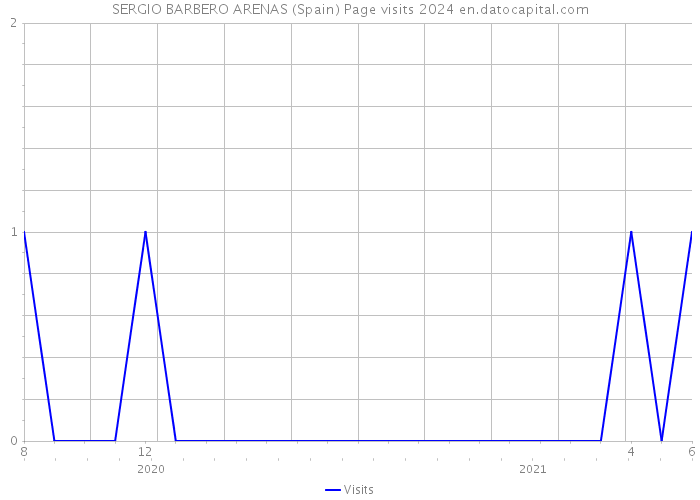 SERGIO BARBERO ARENAS (Spain) Page visits 2024 