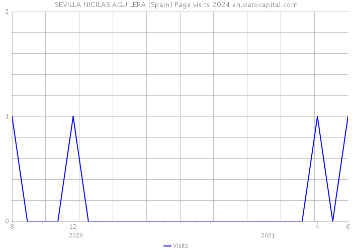 SEVILLA NICILAS AGUILERA (Spain) Page visits 2024 