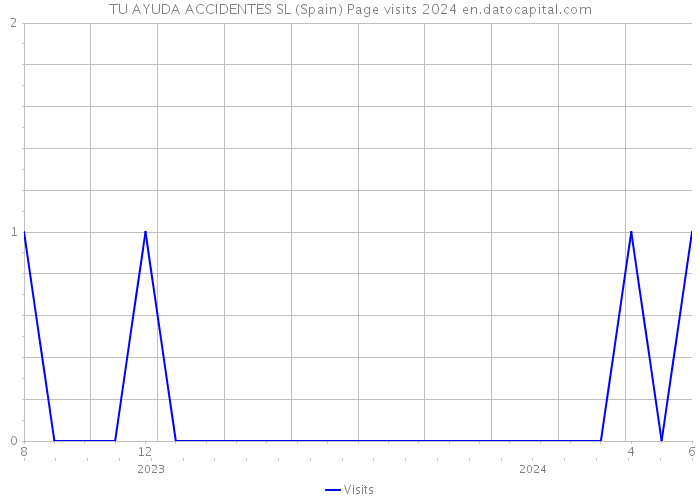 TU AYUDA ACCIDENTES SL (Spain) Page visits 2024 