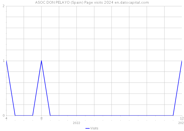 ASOC DON PELAYO (Spain) Page visits 2024 