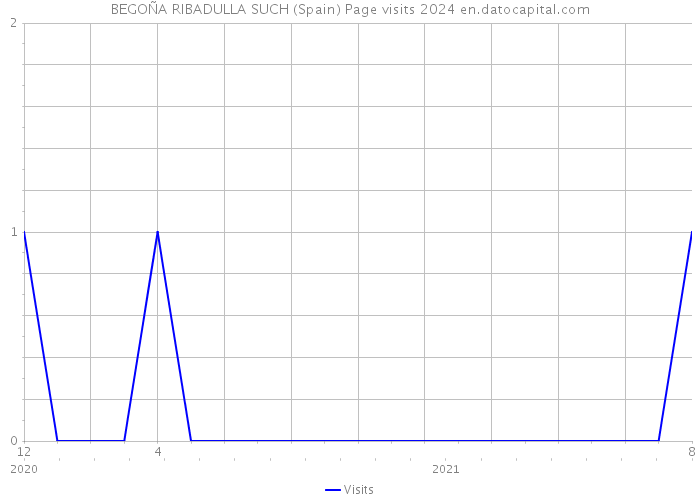 BEGOÑA RIBADULLA SUCH (Spain) Page visits 2024 