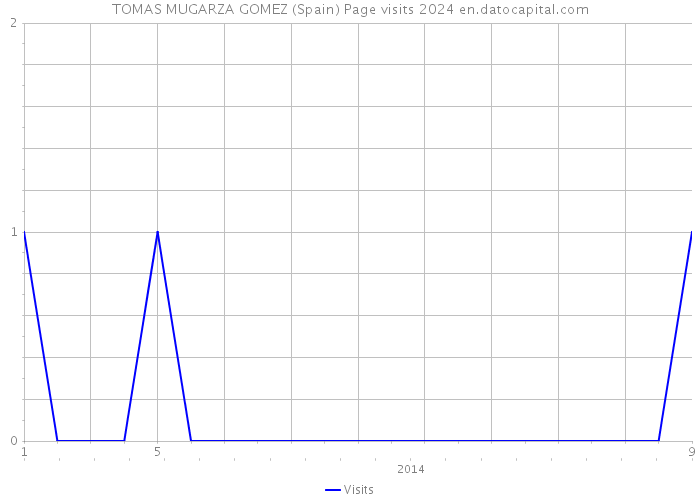 TOMAS MUGARZA GOMEZ (Spain) Page visits 2024 