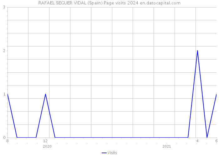RAFAEL SEGUER VIDAL (Spain) Page visits 2024 