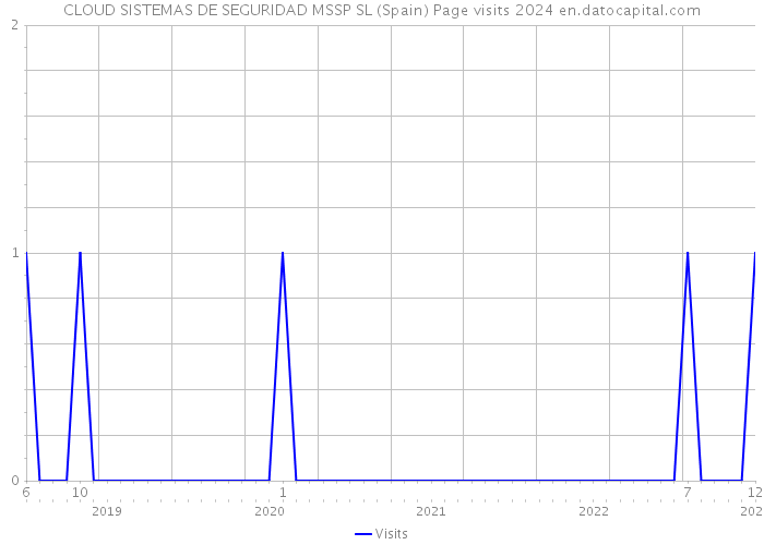 CLOUD SISTEMAS DE SEGURIDAD MSSP SL (Spain) Page visits 2024 