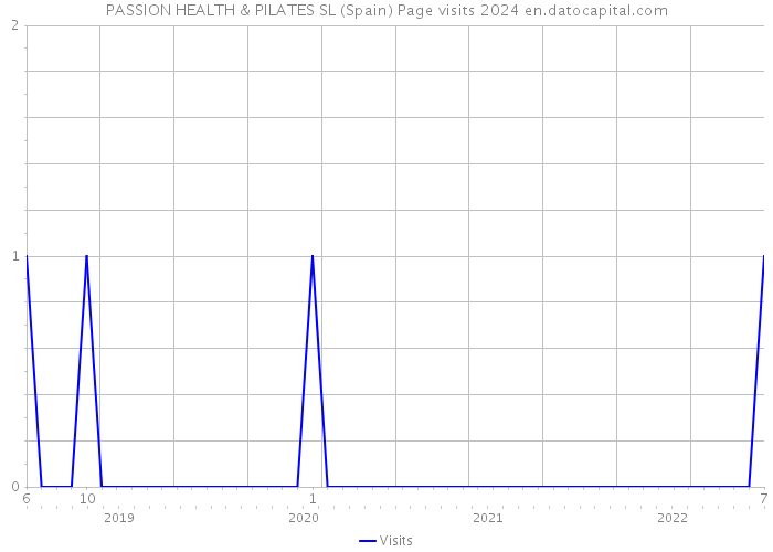 PASSION HEALTH & PILATES SL (Spain) Page visits 2024 