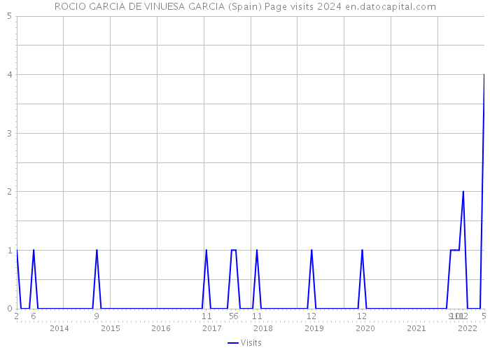 ROCIO GARCIA DE VINUESA GARCIA (Spain) Page visits 2024 