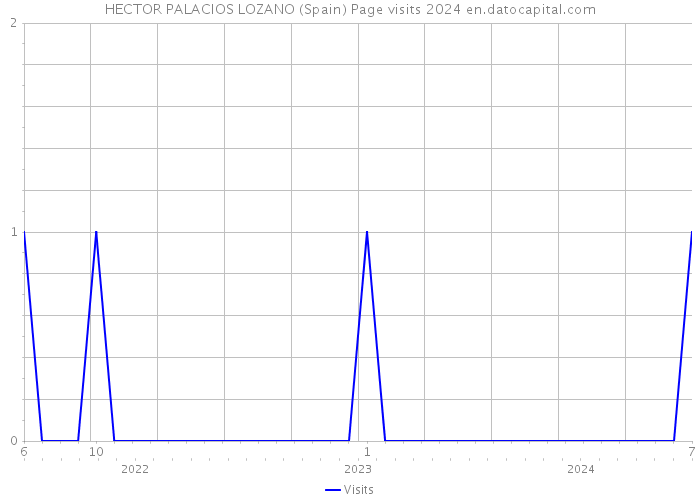 HECTOR PALACIOS LOZANO (Spain) Page visits 2024 