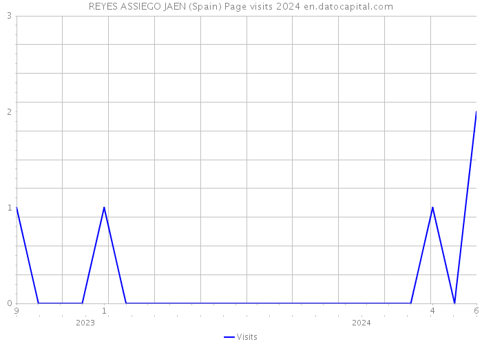 REYES ASSIEGO JAEN (Spain) Page visits 2024 