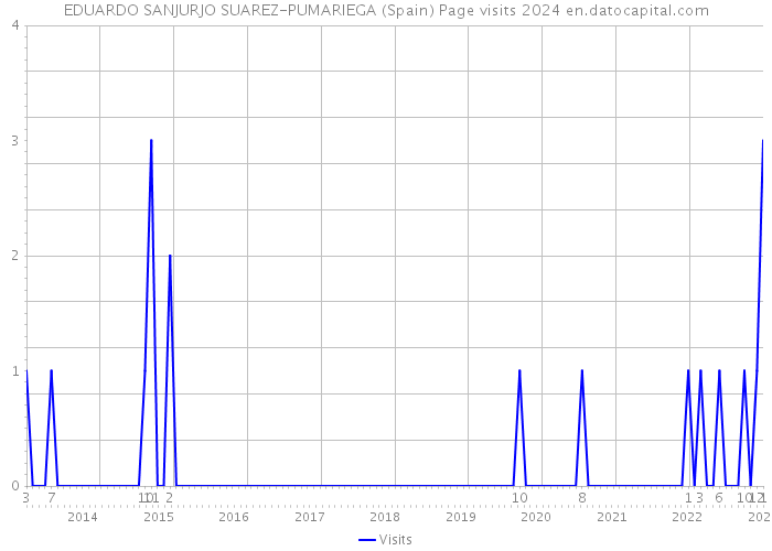 EDUARDO SANJURJO SUAREZ-PUMARIEGA (Spain) Page visits 2024 