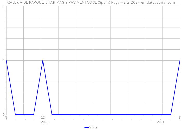 GALERIA DE PARQUET, TARIMAS Y PAVIMENTOS SL (Spain) Page visits 2024 