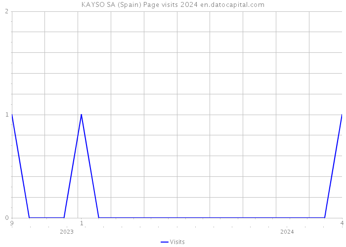 KAYSO SA (Spain) Page visits 2024 