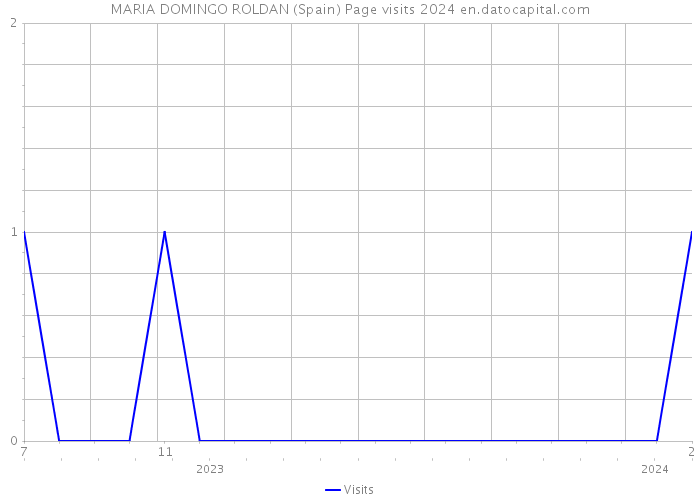 MARIA DOMINGO ROLDAN (Spain) Page visits 2024 