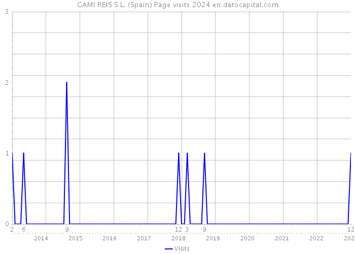CAMI REIS S.L. (Spain) Page visits 2024 