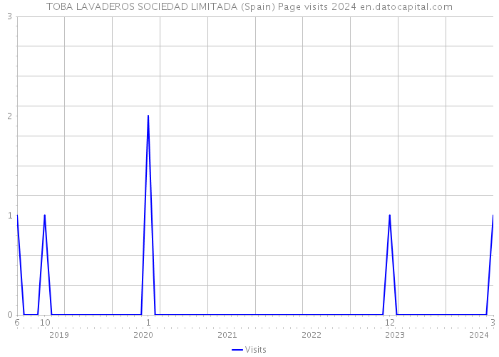 TOBA LAVADEROS SOCIEDAD LIMITADA (Spain) Page visits 2024 