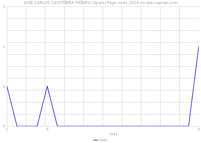 JOSE CARLOS CASTIÑEIRA PIÑEIRO (Spain) Page visits 2024 