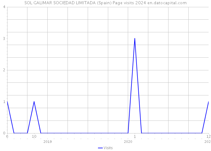 SOL GALIMAR SOCIEDAD LIMITADA (Spain) Page visits 2024 