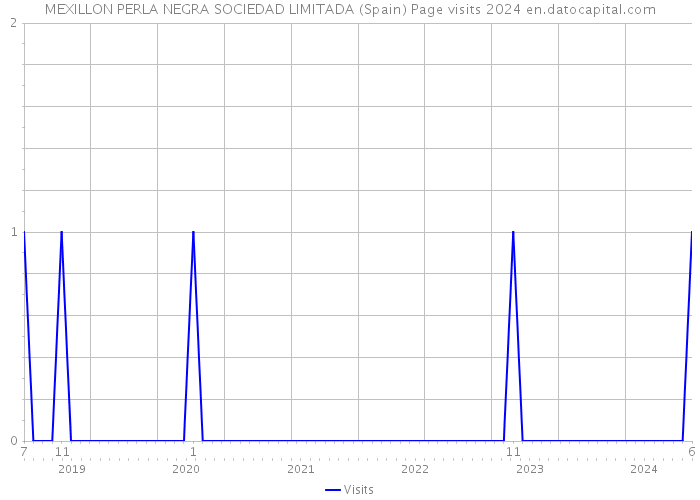 MEXILLON PERLA NEGRA SOCIEDAD LIMITADA (Spain) Page visits 2024 