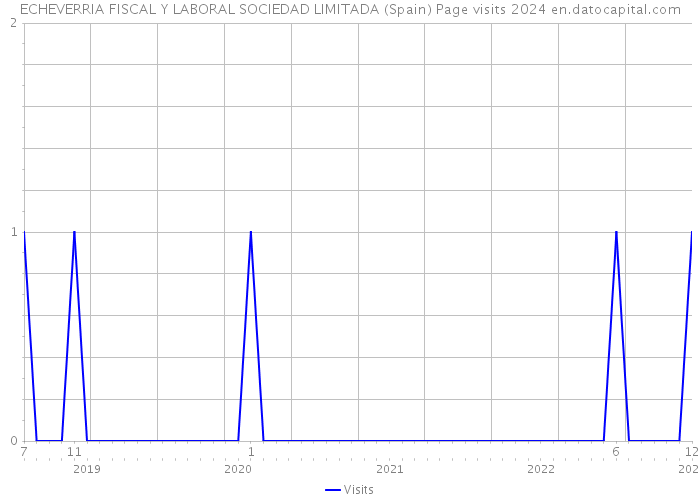 ECHEVERRIA FISCAL Y LABORAL SOCIEDAD LIMITADA (Spain) Page visits 2024 