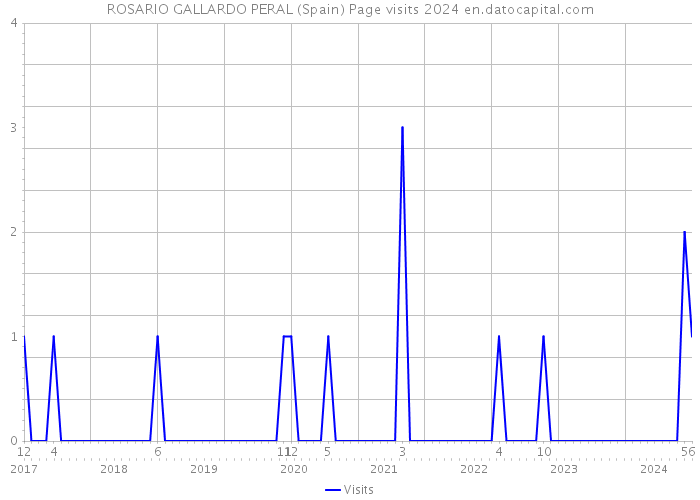ROSARIO GALLARDO PERAL (Spain) Page visits 2024 
