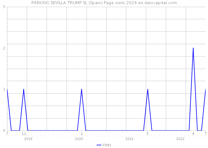 PARKING SEVILLA TRUMP SL (Spain) Page visits 2024 
