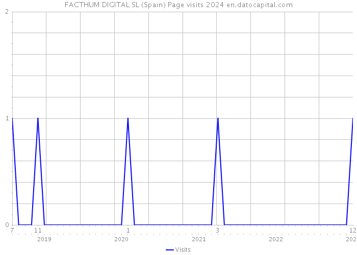 FACTHUM DIGITAL SL (Spain) Page visits 2024 