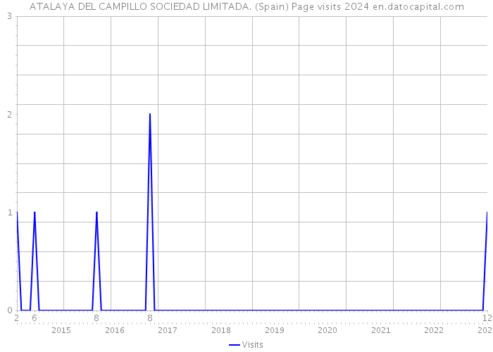 ATALAYA DEL CAMPILLO SOCIEDAD LIMITADA. (Spain) Page visits 2024 