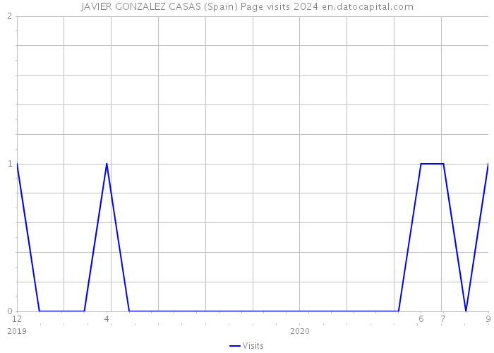 JAVIER GONZALEZ CASAS (Spain) Page visits 2024 