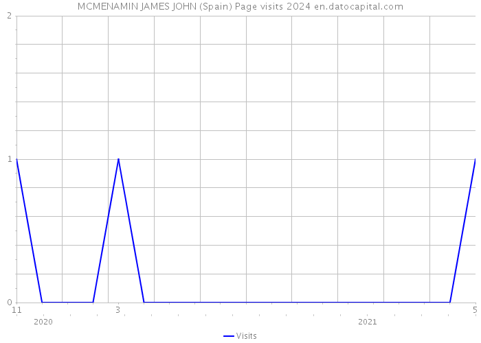 MCMENAMIN JAMES JOHN (Spain) Page visits 2024 