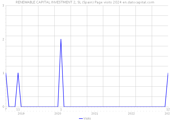 RENEWABLE CAPITAL INVESTMENT 2, SL (Spain) Page visits 2024 