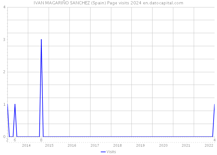IVAN MAGARIÑO SANCHEZ (Spain) Page visits 2024 