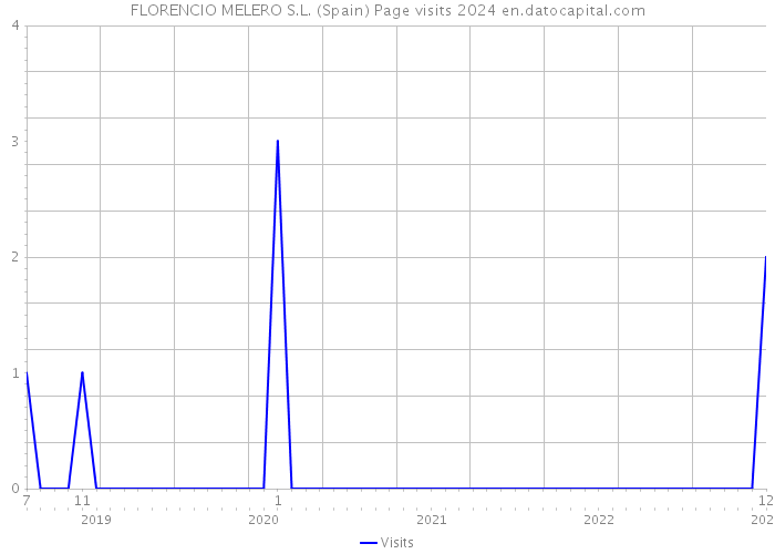 FLORENCIO MELERO S.L. (Spain) Page visits 2024 