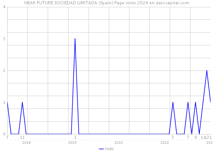 NEAR FUTURE SOCIEDAD LIMITADA (Spain) Page visits 2024 