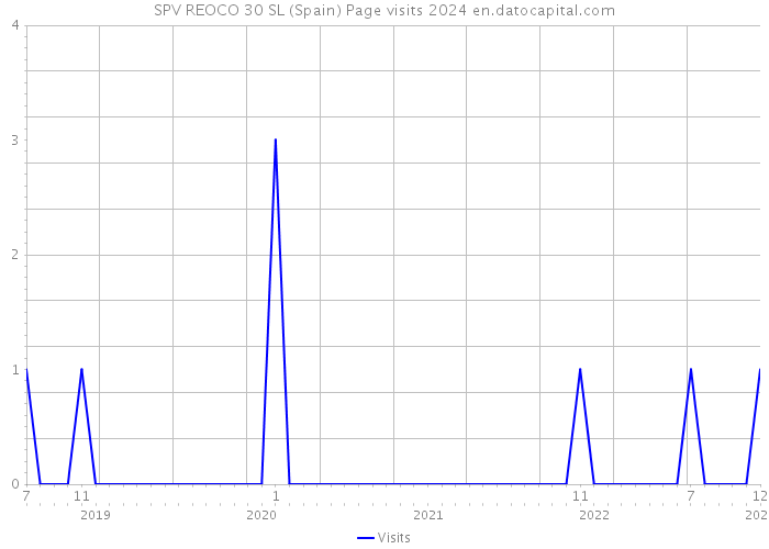 SPV REOCO 30 SL (Spain) Page visits 2024 