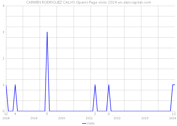 CARMEN RODRIGUEZ CALVO (Spain) Page visits 2024 
