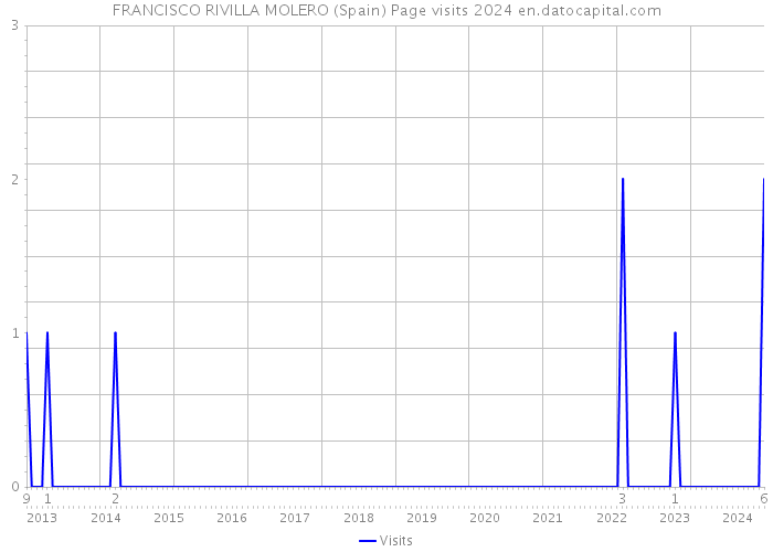 FRANCISCO RIVILLA MOLERO (Spain) Page visits 2024 