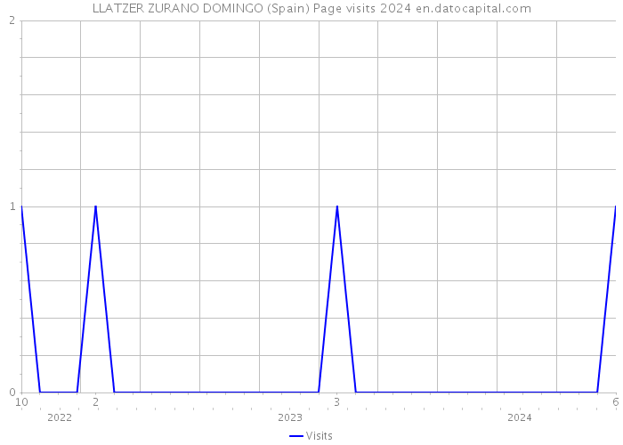 LLATZER ZURANO DOMINGO (Spain) Page visits 2024 