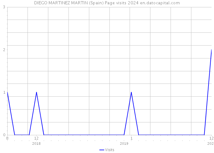 DIEGO MARTINEZ MARTIN (Spain) Page visits 2024 