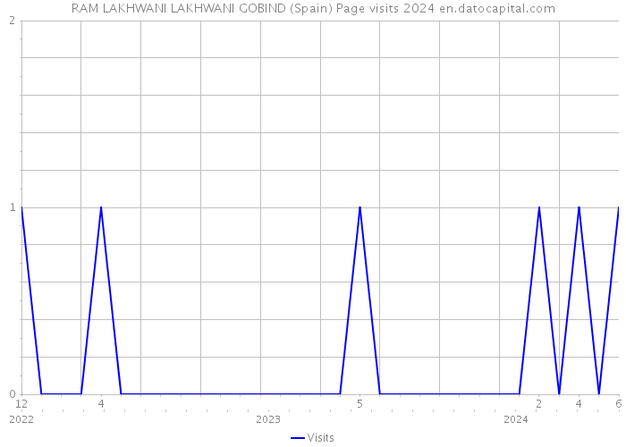 RAM LAKHWANI LAKHWANI GOBIND (Spain) Page visits 2024 