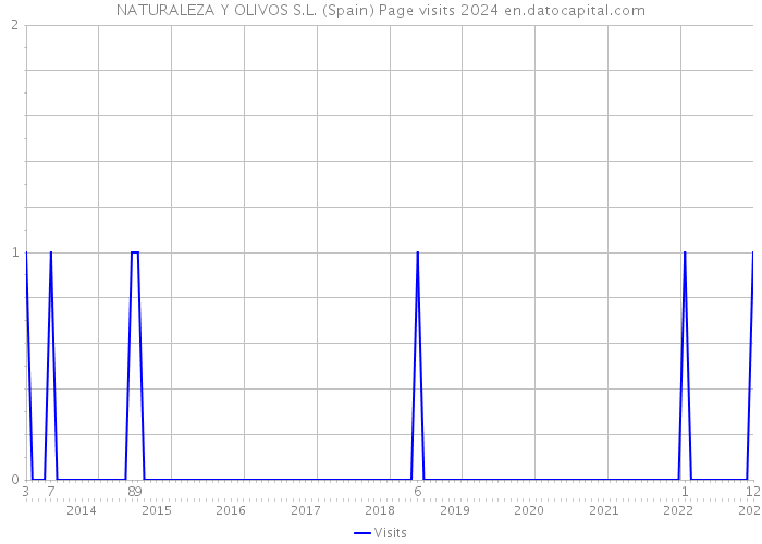 NATURALEZA Y OLIVOS S.L. (Spain) Page visits 2024 