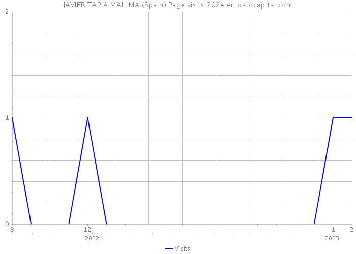 JAVIER TAPIA MALLMA (Spain) Page visits 2024 