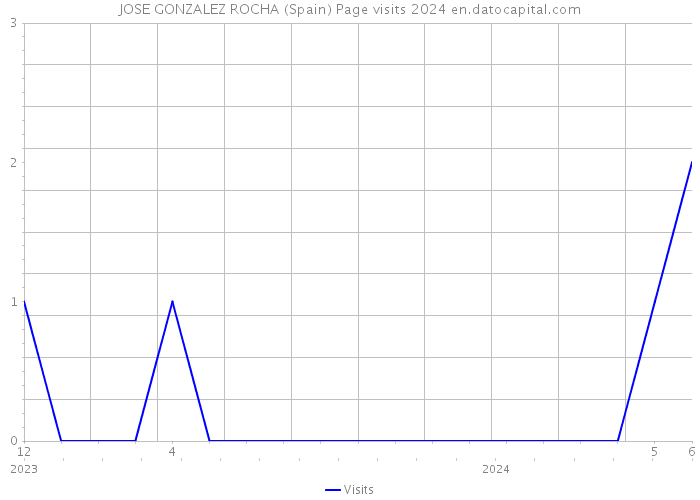 JOSE GONZALEZ ROCHA (Spain) Page visits 2024 